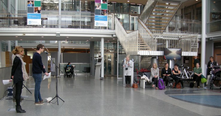 Ordkalottens kunstnerutvalg presenterer festivalprogrammet for 2015. Foto: Hilde Kat. Eriksen